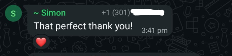 Chat screenshot 2